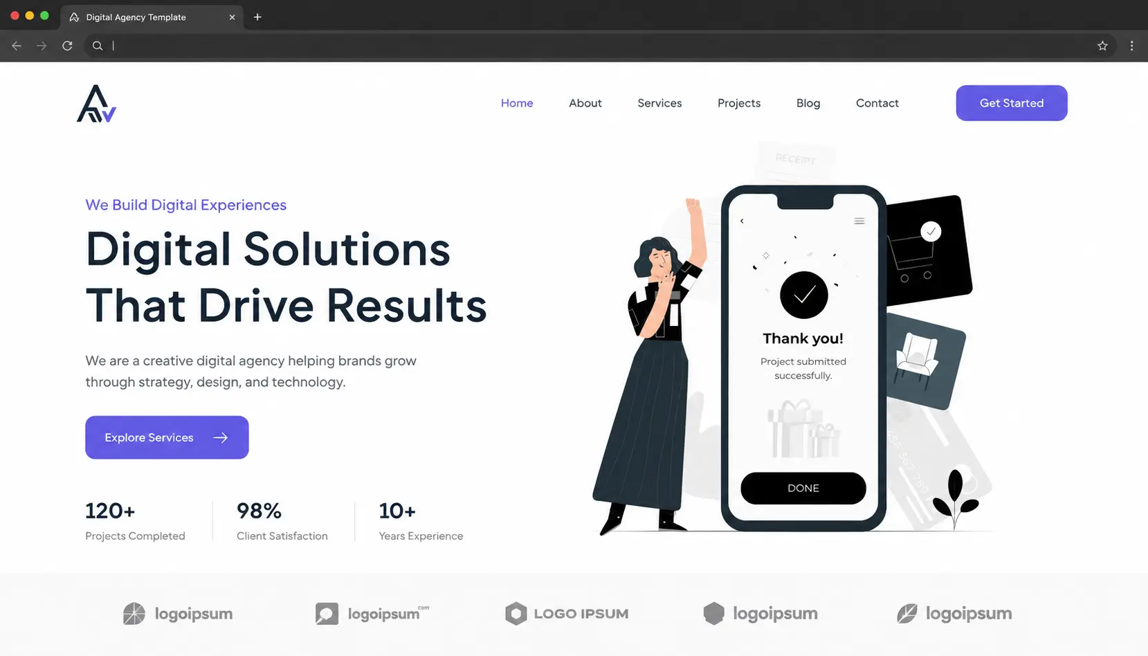 AgencyPro – Digital Agency Template